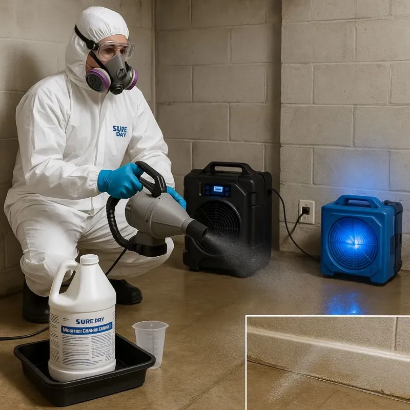 Sanitization and Odor Removal process in Oakland, MD
